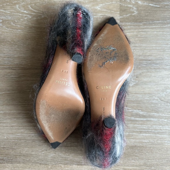 Celine pre-owned fluffy high heel - Picture 4 of 4